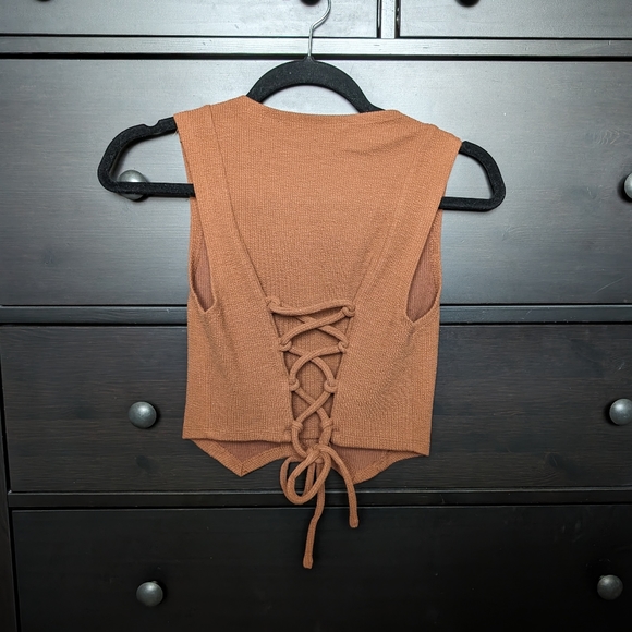 *NWOT* Free People Button Up Vest - Picture 3 of 8